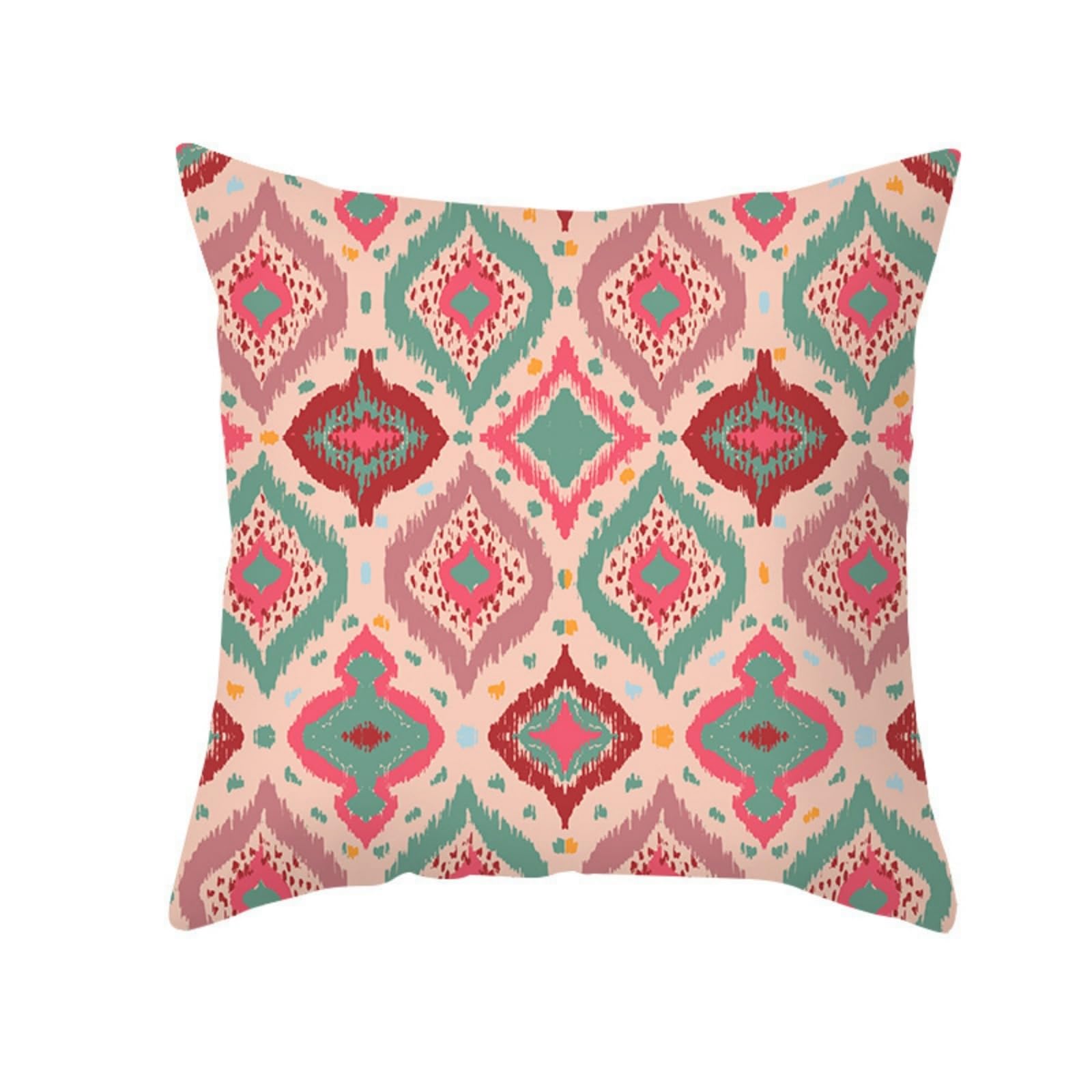 Cushion Covers 40cm x 40cm Green Abstract Pillowcase Invisible Zipper