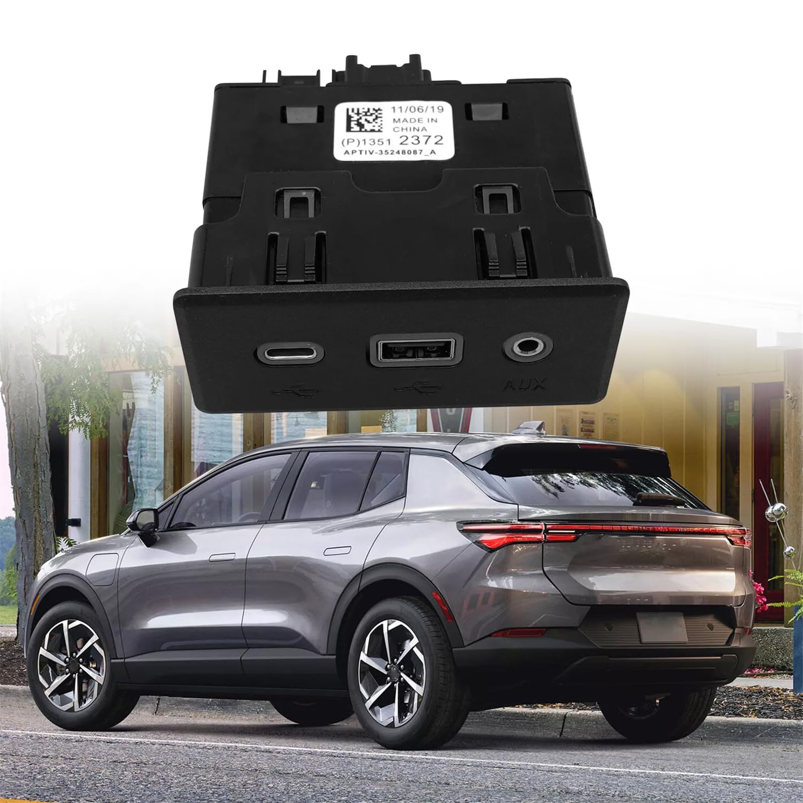 Nawwgy USB Port for Vehicle 13529865 35283665 13512372 84260037 USB Port Adapter Replacement Player USB Socket Port Adapter Audio Player