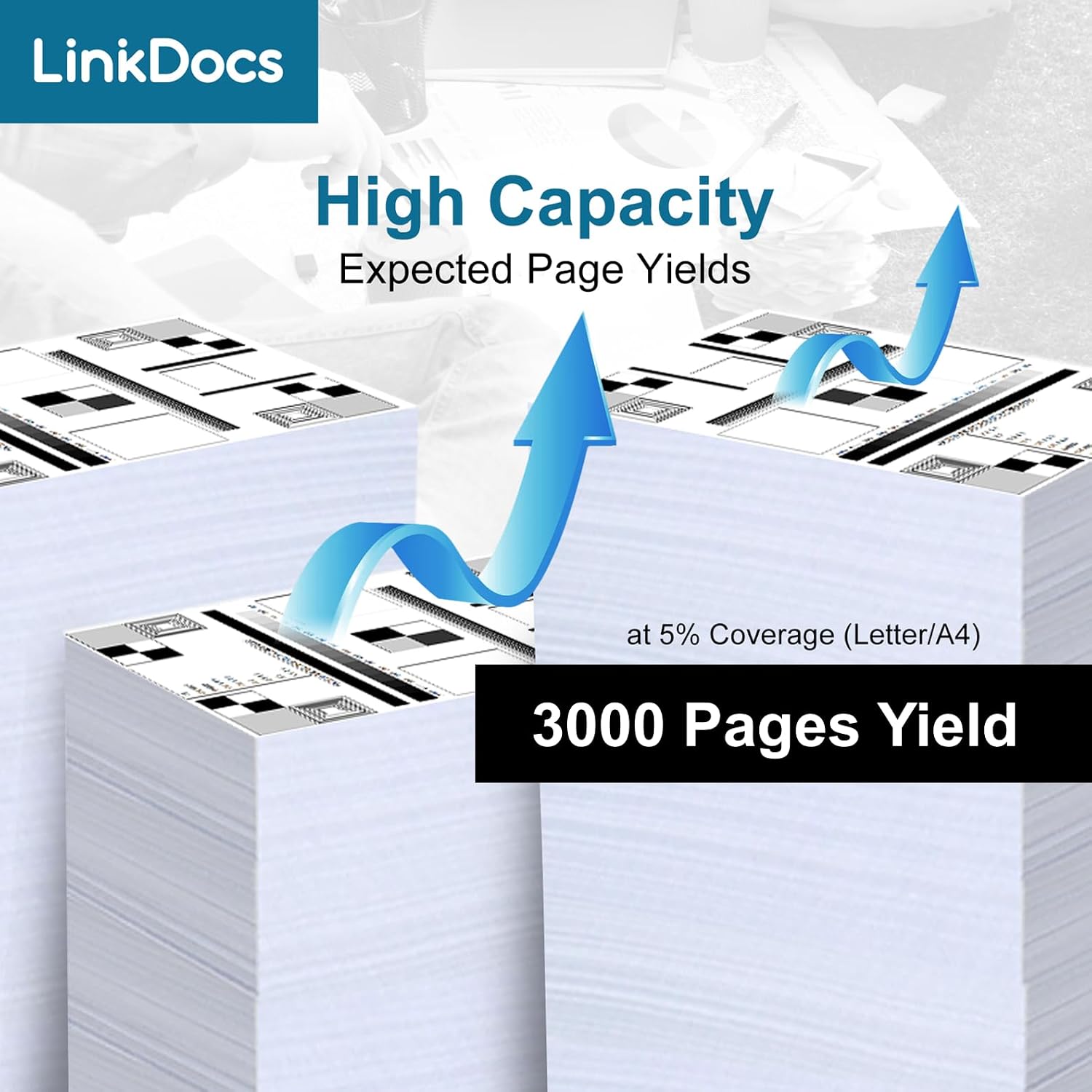LinkDocs Compatible Toner Cartridge Replacement for TN920 TN920XL to use with HL-L5210 HL-L5215DW HL-L6210DW HL-L6217DW HL-L6310DW HL-L6415DW DCP-L5510DN Printer