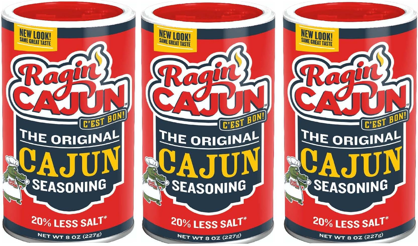 Ragin Cajun Fixins All Purpose Original Cajun Seasoning 227g Tub More Spice Less Salt