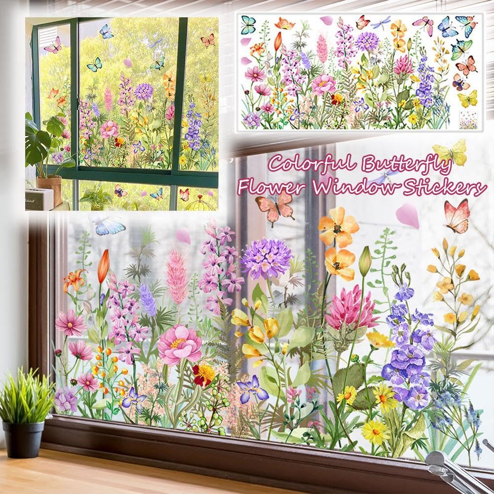 Adesivo decorativo per finestre Farfalle 2 fogli 15x31 cm | OBI