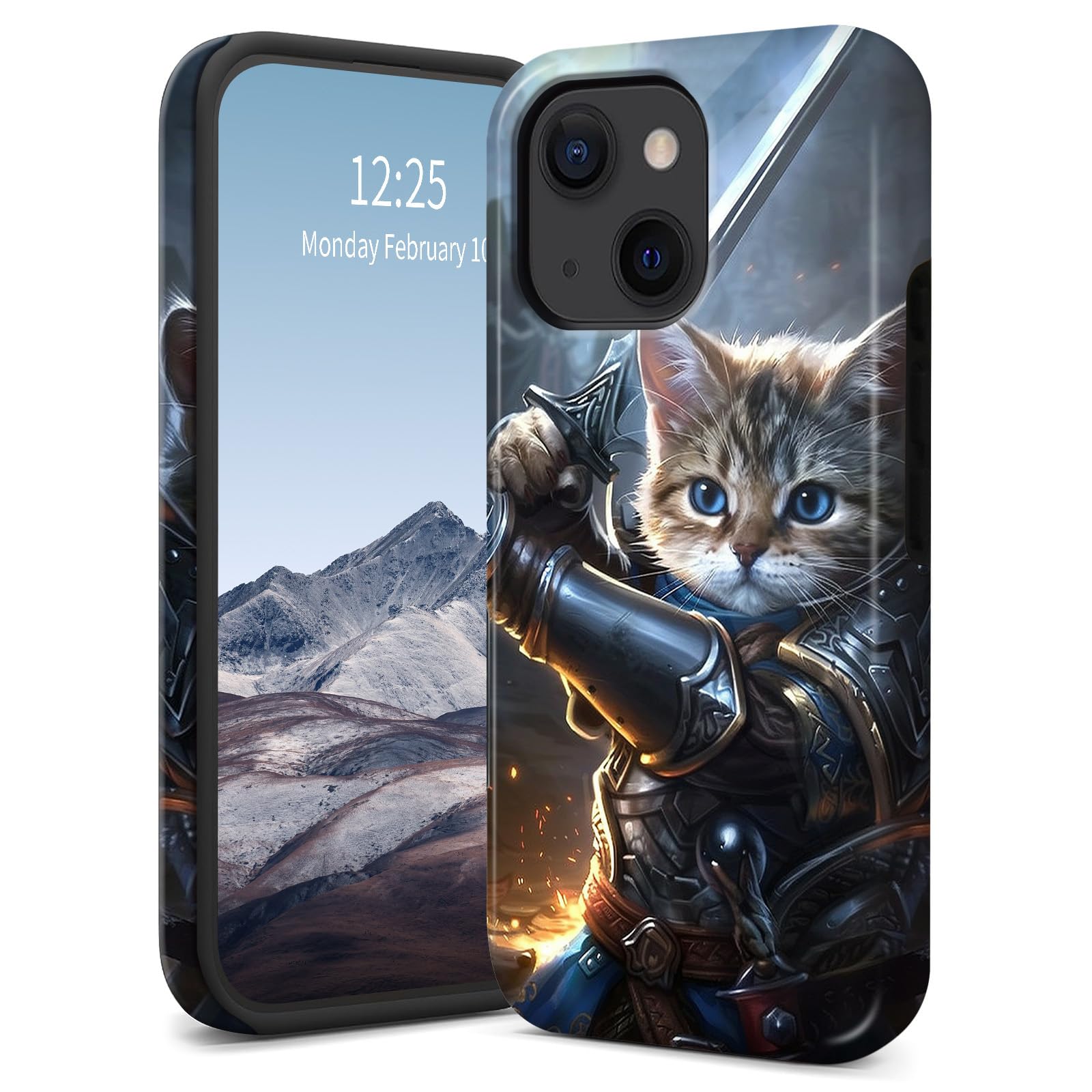 Screen Protector Cat Phone Case Iphone 11 Black Furry Cat Phone