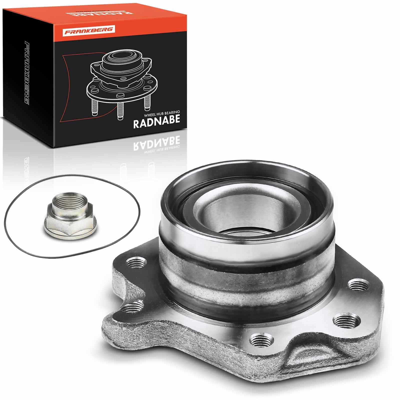 Frankberg roulement de roue Kit de roulements de roue Essieu Arrière Gauche Compatible avec CR-V I RD 2.0 16V 4WD 1997-2001 Remplacer# 42201S10A01 512166