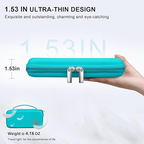 Vista 33 de BOVKE Funda rígida para calculadora compatible con Texas Instruments TI-84 Plus CE Calculadora gráfica a color/TI-83 Plus CE, bolsillo con B_oro