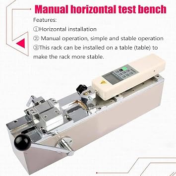 500N Digital Pull Tester with Horizontal Push-Pull Test Stand High Accuracy Digital Pull Tester Wire Harness Terminal Pull Tester Digital Terminal Pull Tester