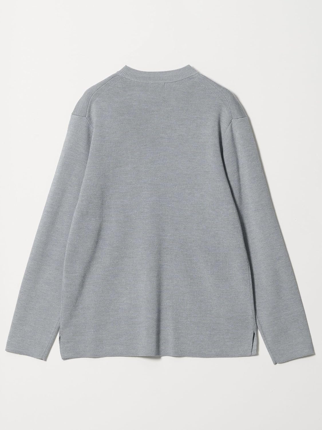 [ユナイテッドアローズ グリーンレーベル リラクシング] ウォッシャブル ウール ソウバリ クルーネック ニット 321314114