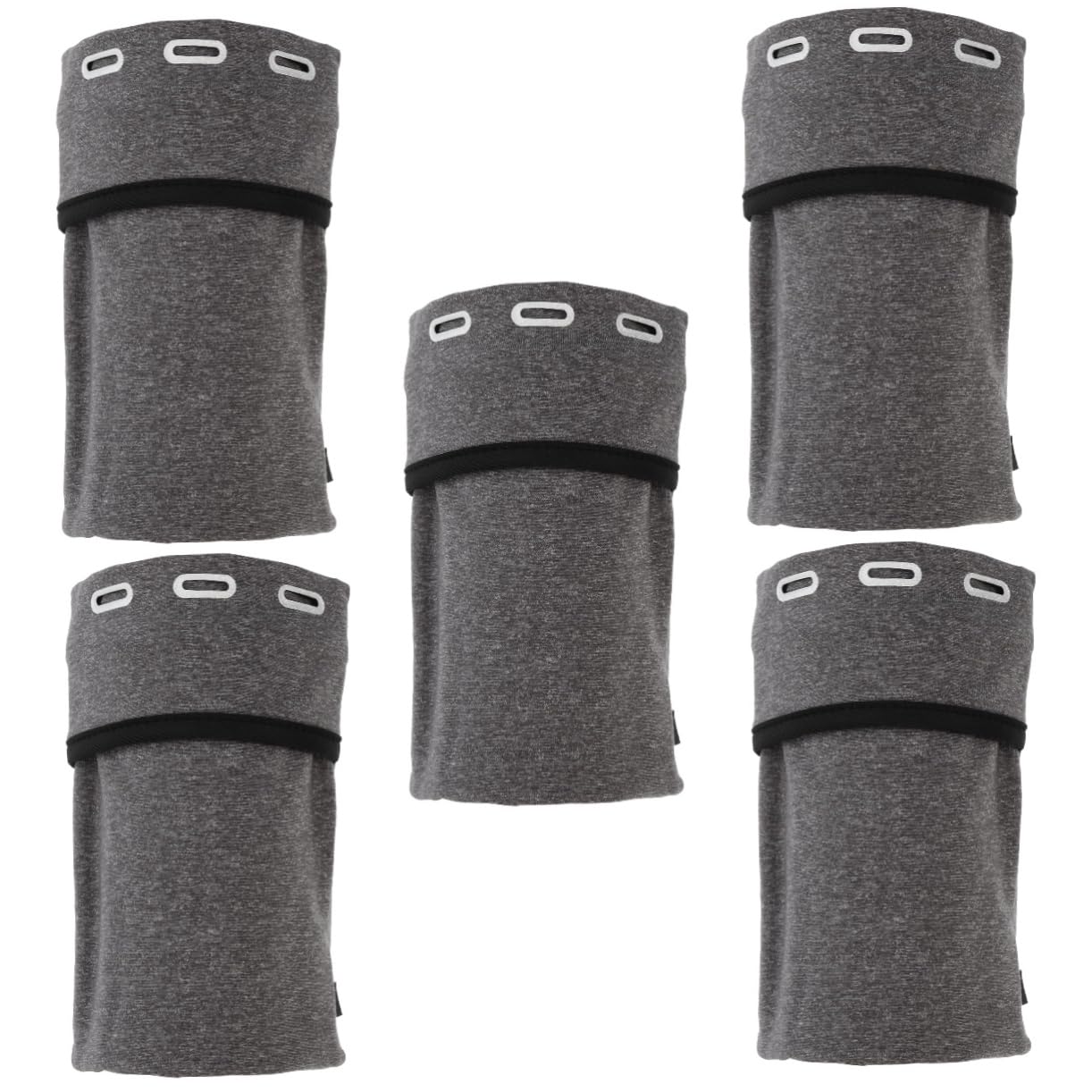 OSALADI 5piezas Deportivo Unisex Cremallera para Teléfonos para Correr Ciclismo y Ejercicio Al Aire Material Transpirable y Duradero Mediano