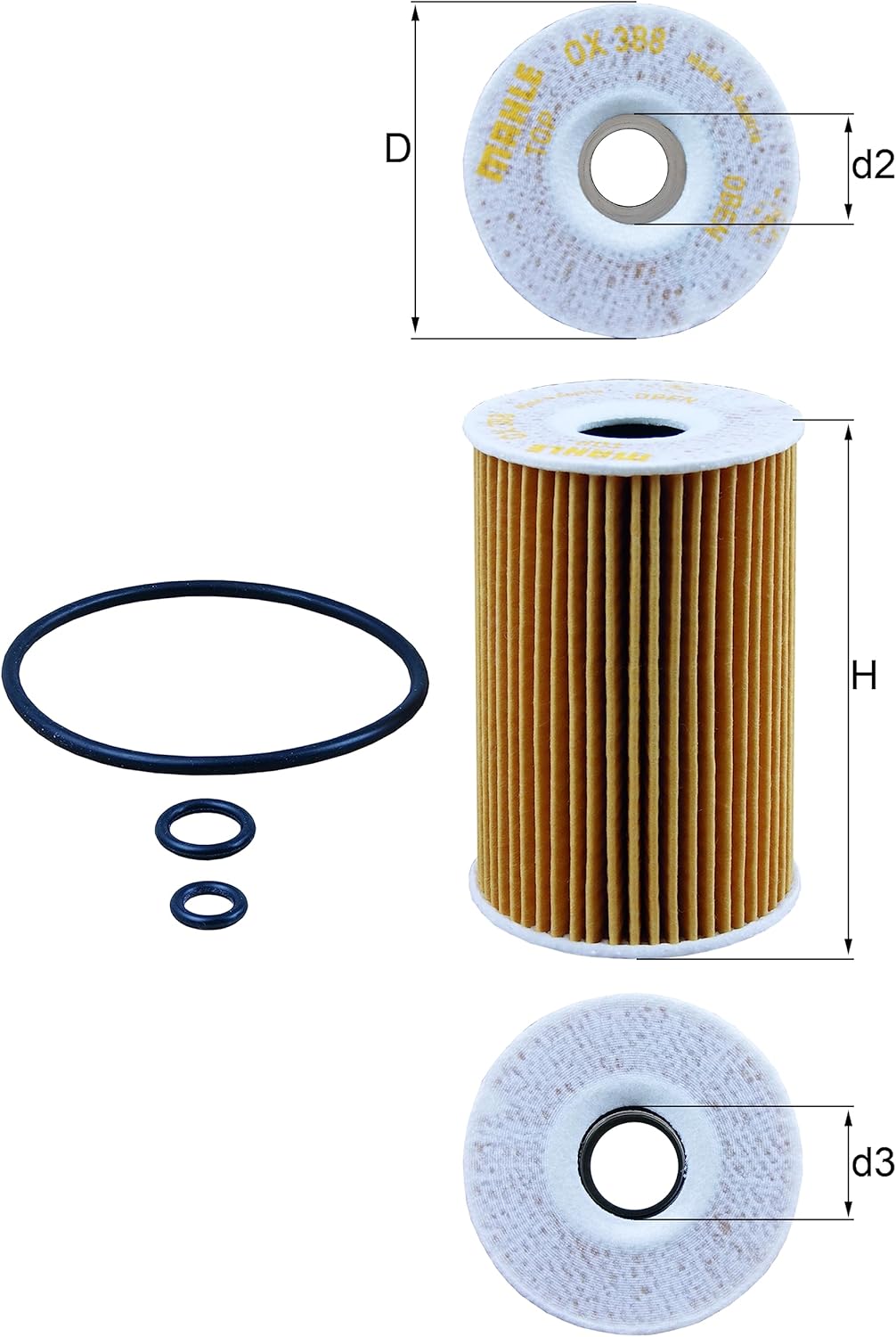 MAHLE OX 388D ECO Oil Filter