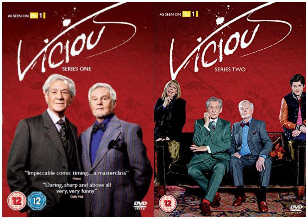 Vicious Complete ITV Series 1-2 DVD Collection + Extras : The Making of Vicious,Interviews with the cast, producers and writer, and DVD Promo