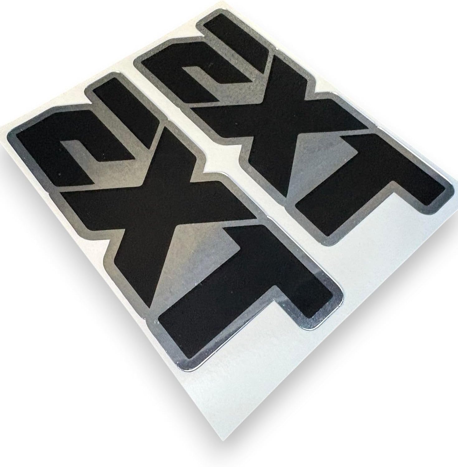 EXT Fork Stickers – MX Moto Graphic Vinyl Decals Chrome Apollo Sparkle