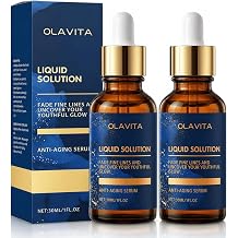 Olavita liquid solution anti aging serum,olavita tri-lift peptide complex cream,Advanced Vitamin C & E Hydrating & Firming Facial Serum with Collagen Support,2Pack