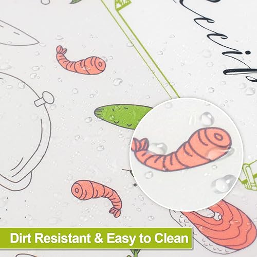 Miniatura 3 de PECULA Libro de recetas, libro de recetas de 5.6 x 8.2 pulgadas para escribir en tus propias recetas, libro de recetas en blanco, cuaderno de