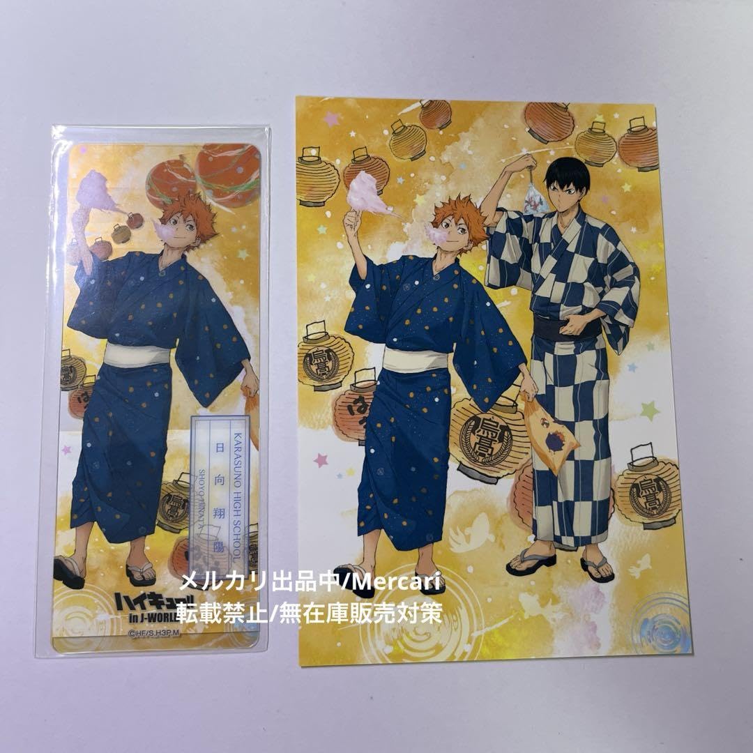 ハイキュー!! 日向翔陽 影山飛雄 マグバッジ j-world 烏野納涼祭
