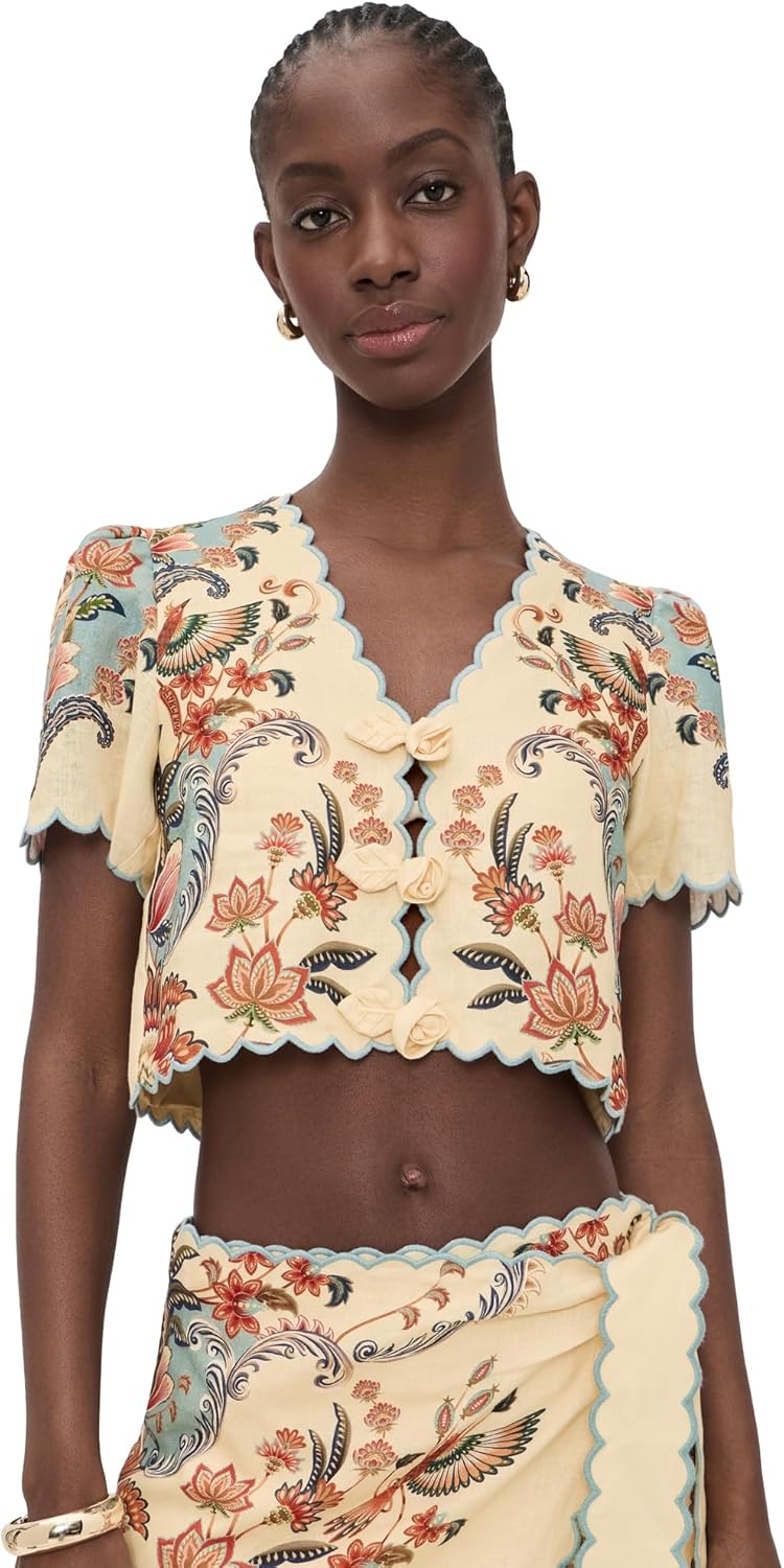 FARM Rio Women's Beauty Butter Short Sleeve Top
