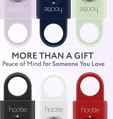 Miniatura 8 de Alarma de seguridad personal Hootie, alarmas personales para mujeres, hombres y niños Alarma personal - Llavero con alarma, alarma de autodefensa