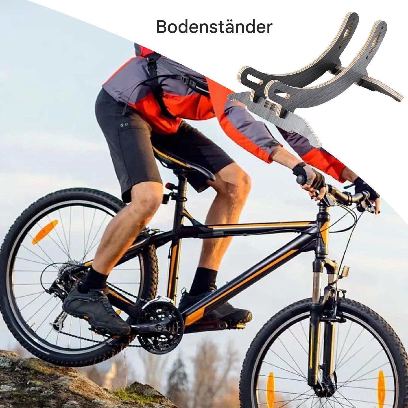 Soporte de bicicleta desmontable ajustable de almacenamiento de bicicleta