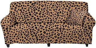 GOSTONG Leopard Print Sofa Cover Cushion Couch Stretch Couch Covers, Sof...