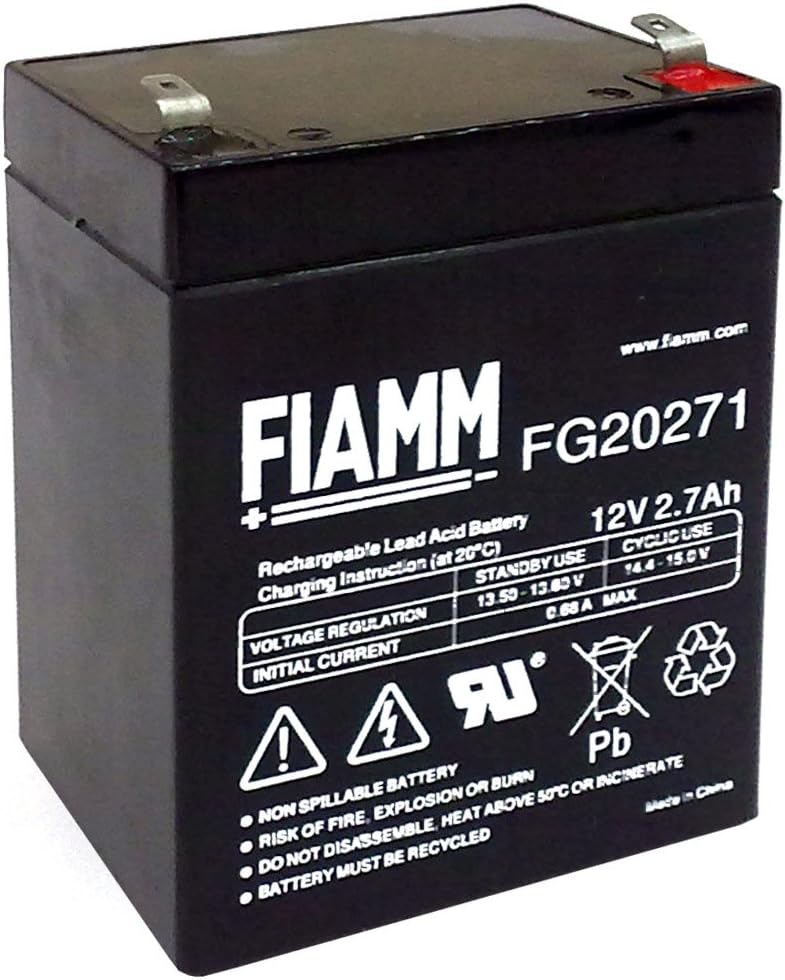 Battery Fiamm 12V 2.7Ah FG20271 - FG20271