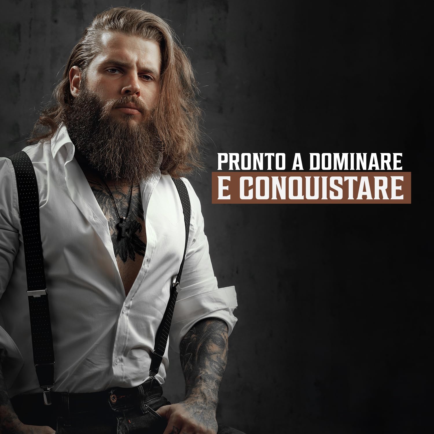 Viking Revolution - Shampoo Barba Uomo - Include Balsamo con Oli di Argan e Jojoba - Ammorbidisce, Lenisce e Rinforza la Barba - Oud Maestoso - 2x500 ml