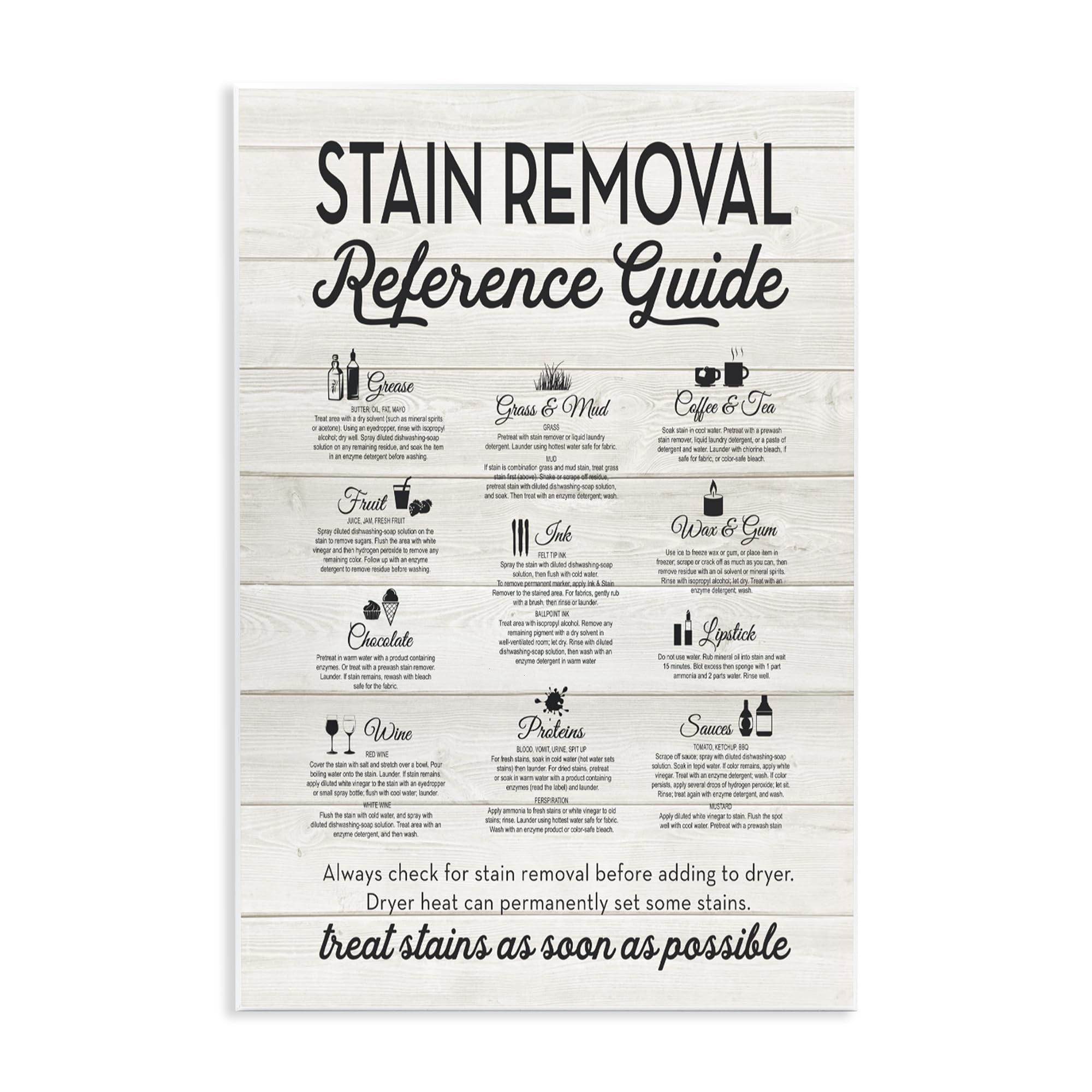 Stupell Industries - Placa de pared (13 x 19 cm), diseño de Artist Lettered and lined