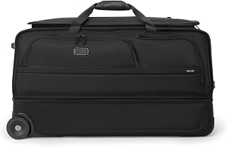 TUMI - Alpha Large 2-Wheeled Travel Duffel - Rolling Luggage for Men and Women - Midnight Black