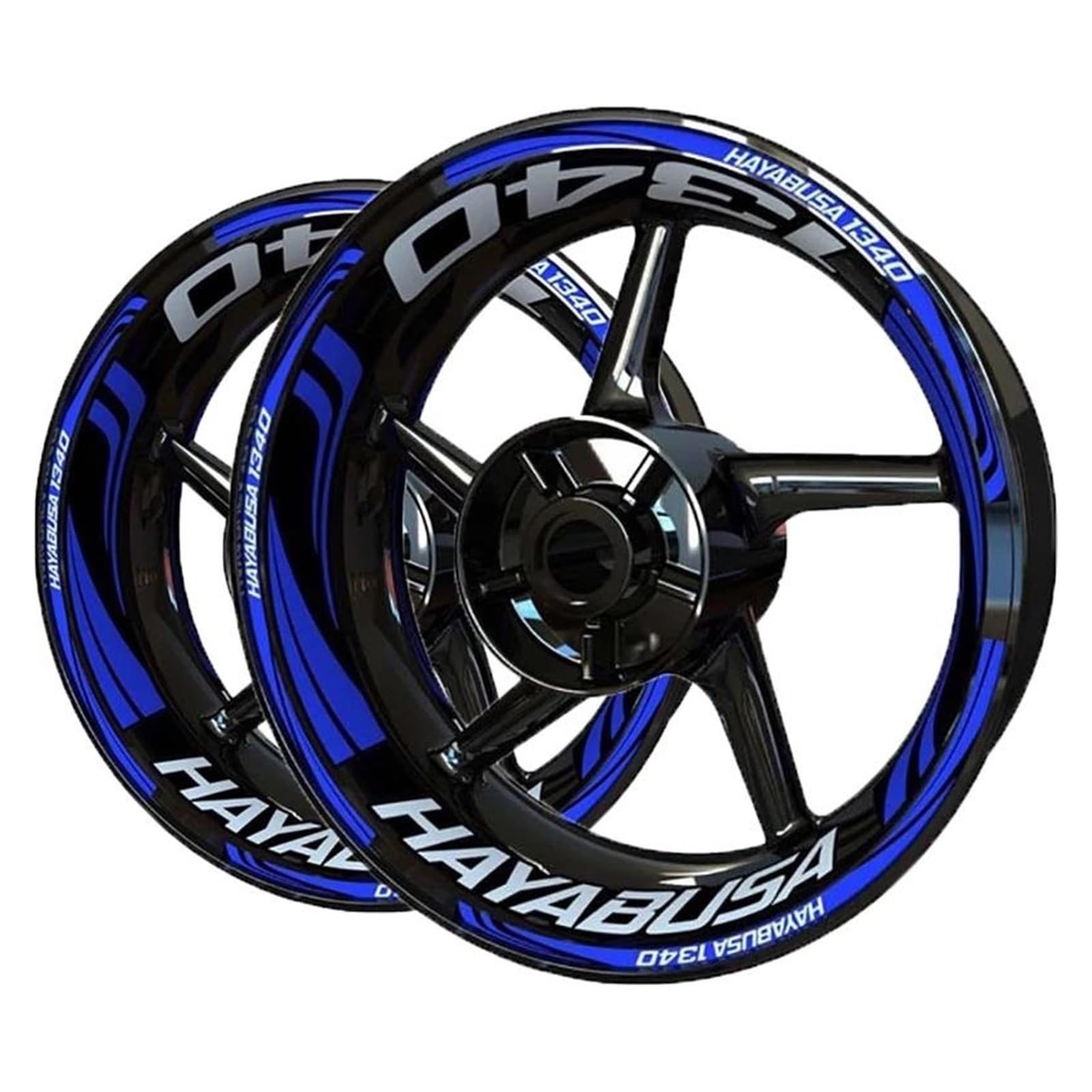 Motorcycle Wheel Stickers Reflective Decals Rims for Suzuki for Hayabusa 1340