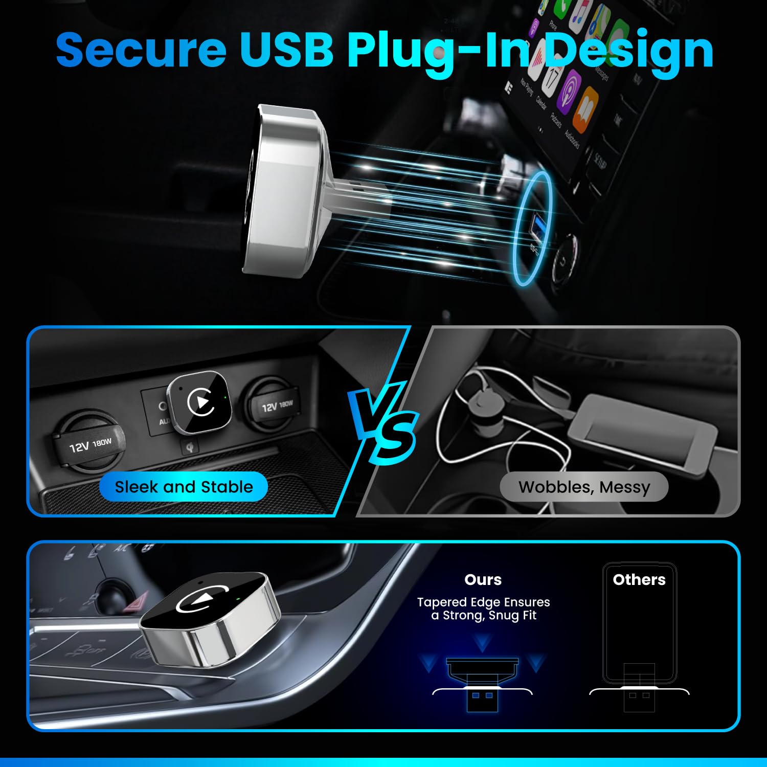 Amazon.com: 2026 Wireless CarPlay & Android Auto Adapter 2-in-1