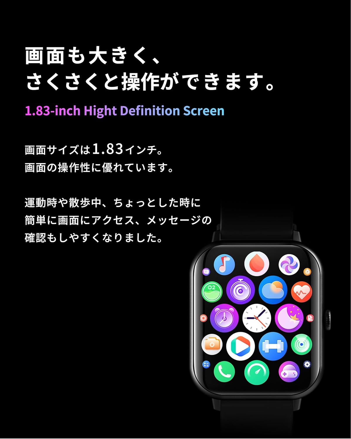 MONOMAM Classic スマートウォッチ レディース iphone対応 アンドロイド対応 小さめ バンド幅20mm メンズ 活動量計 Line 着信通知 (DUSTY BEIGE)