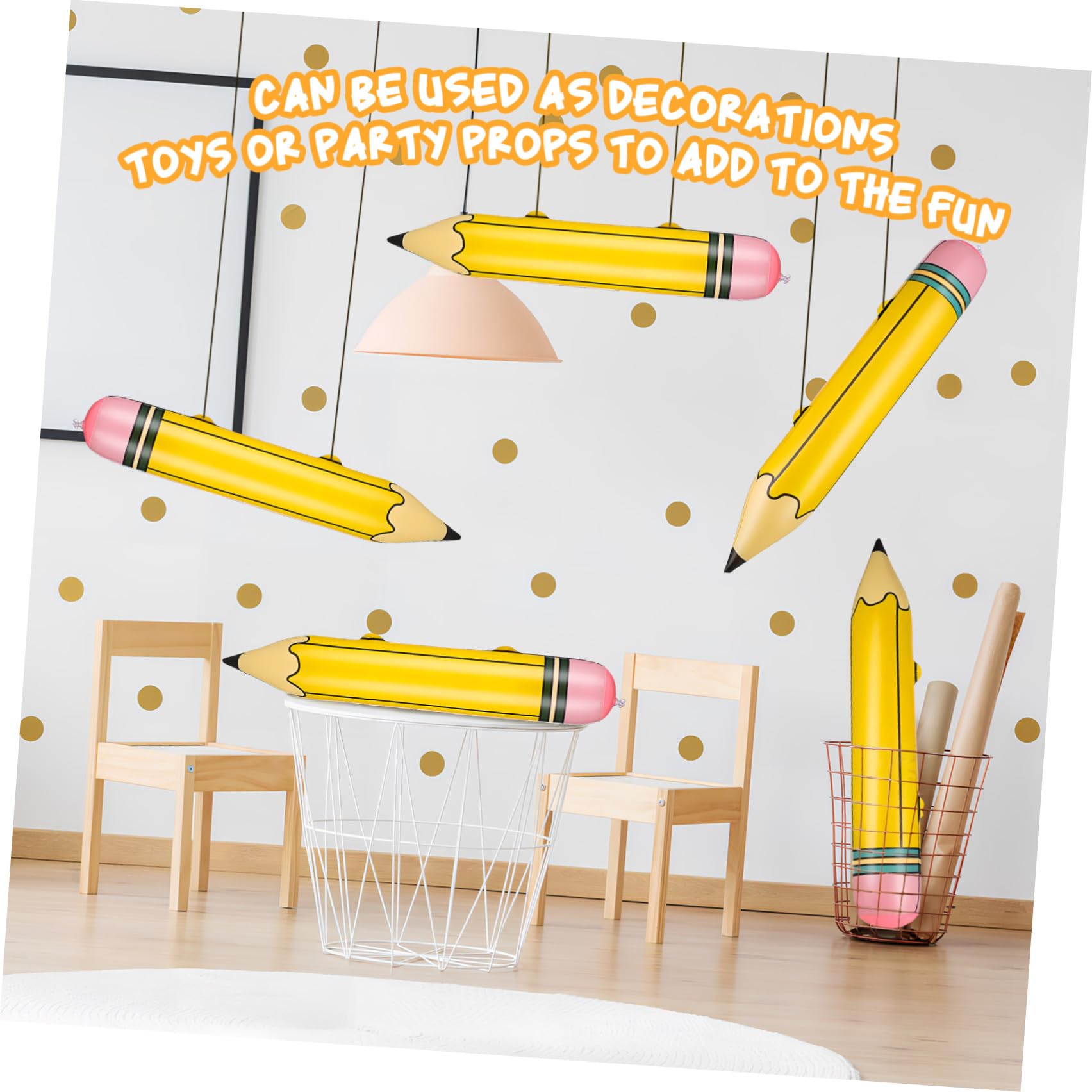 12 Pezzi Matita Gonfiabile Grande Pvc Decorazioni Scuola per Aula