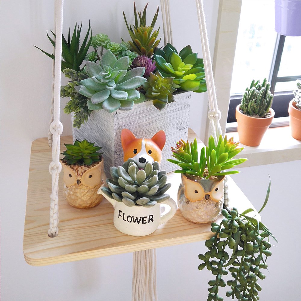 Supla 14 Pcs Artificial Succulents Plants in Bulk Assorted Unpotted