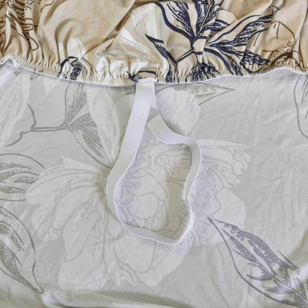 EBETA Elasticizzato Copripoltrona Fodera per poltrona, Fodera per poltrona relax in 4 pezzi, Coprisedile Chivas Poltrona Reclinabile Relax Completo con Tasche (Fiore)