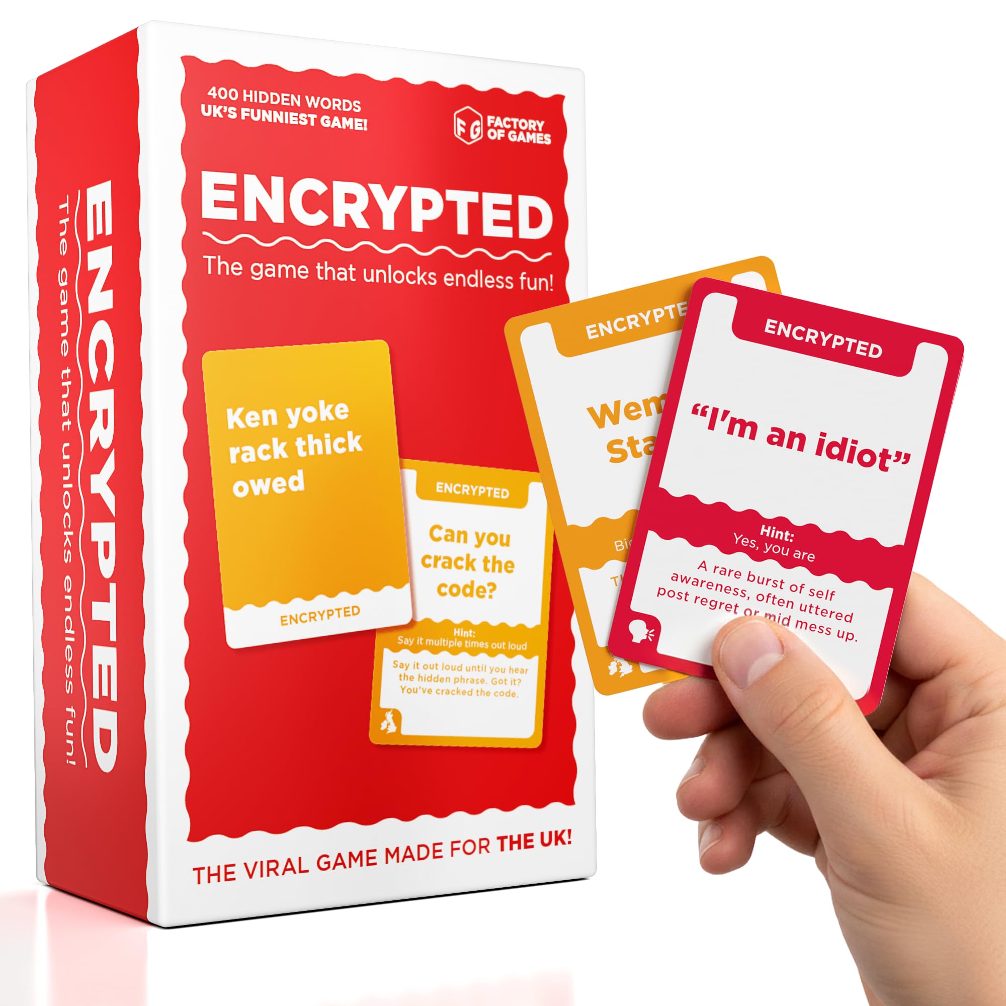 Encrypted Card Game - Factory of Games (2019) - Complete, Part Sealed