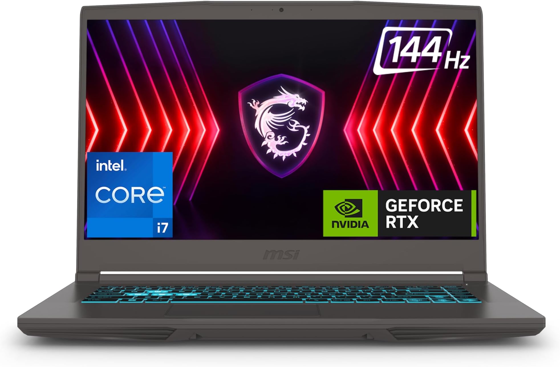 MSI Thin 15, Intel 12th Gen. Core i7-12650H, 40CM FHD 144Hz Gaming Laptop(16GB/512GB NVMe SSD/Windows 11 Home/NVIDIA GeForce RTX 3050,GDDR6 4GB/Cosmos Gray/1.86Kg), B12UC-1691IN