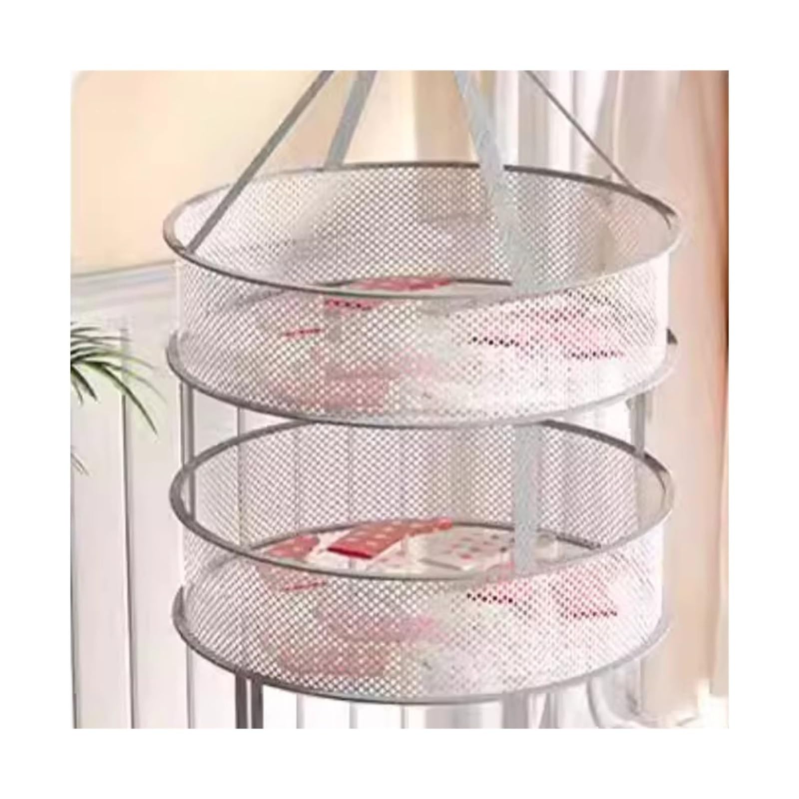 Étendoir à linge filet plat panier de séchage de vêtements et sac en maille