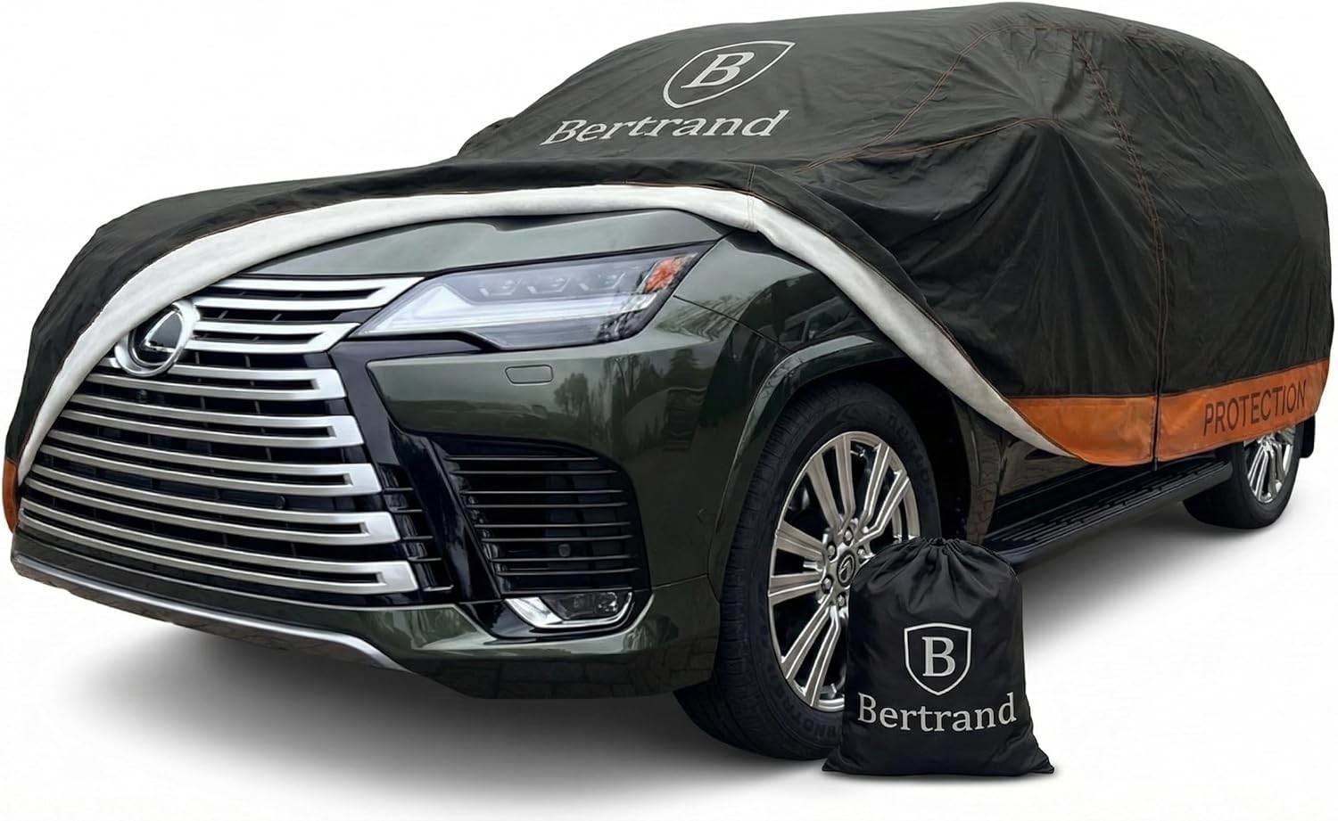 BERTRAND Premium SUV Car Cover  - Waterproof All Weather | Mirror Pockets + Door