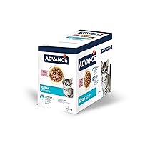 Advance Cibo Umido per Gattini con Tacchino – Multipack 12 x 85g – Total 1.02kg
