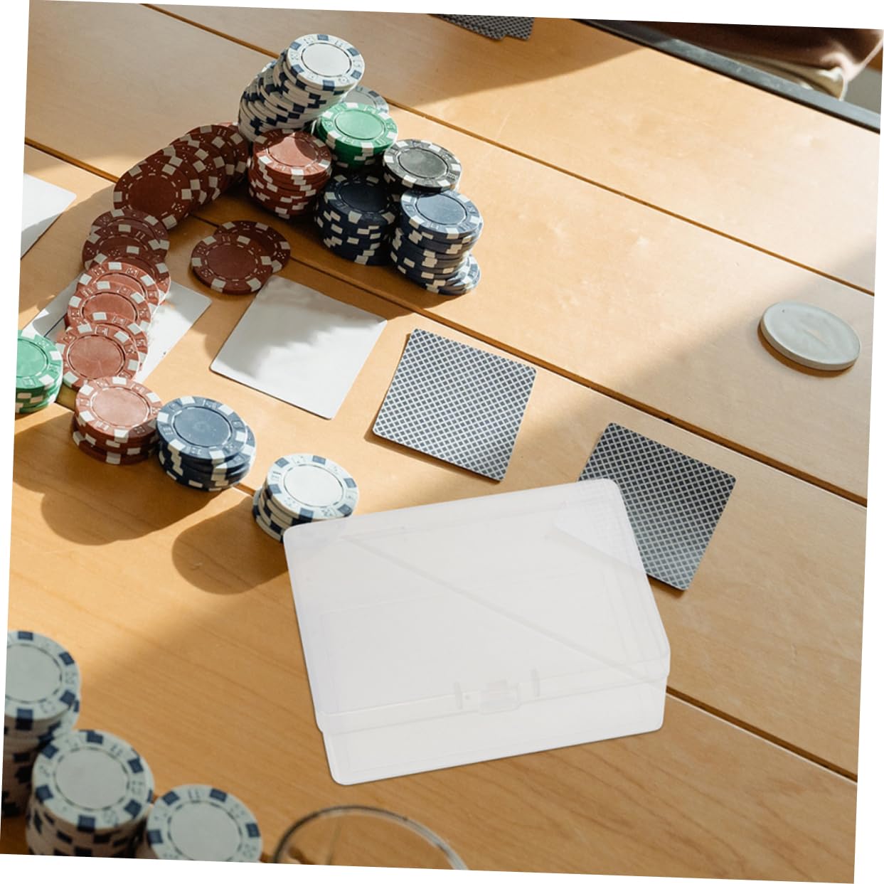 Scatola Trasparente in Pp per 12 Pezzi Carte da Gioco