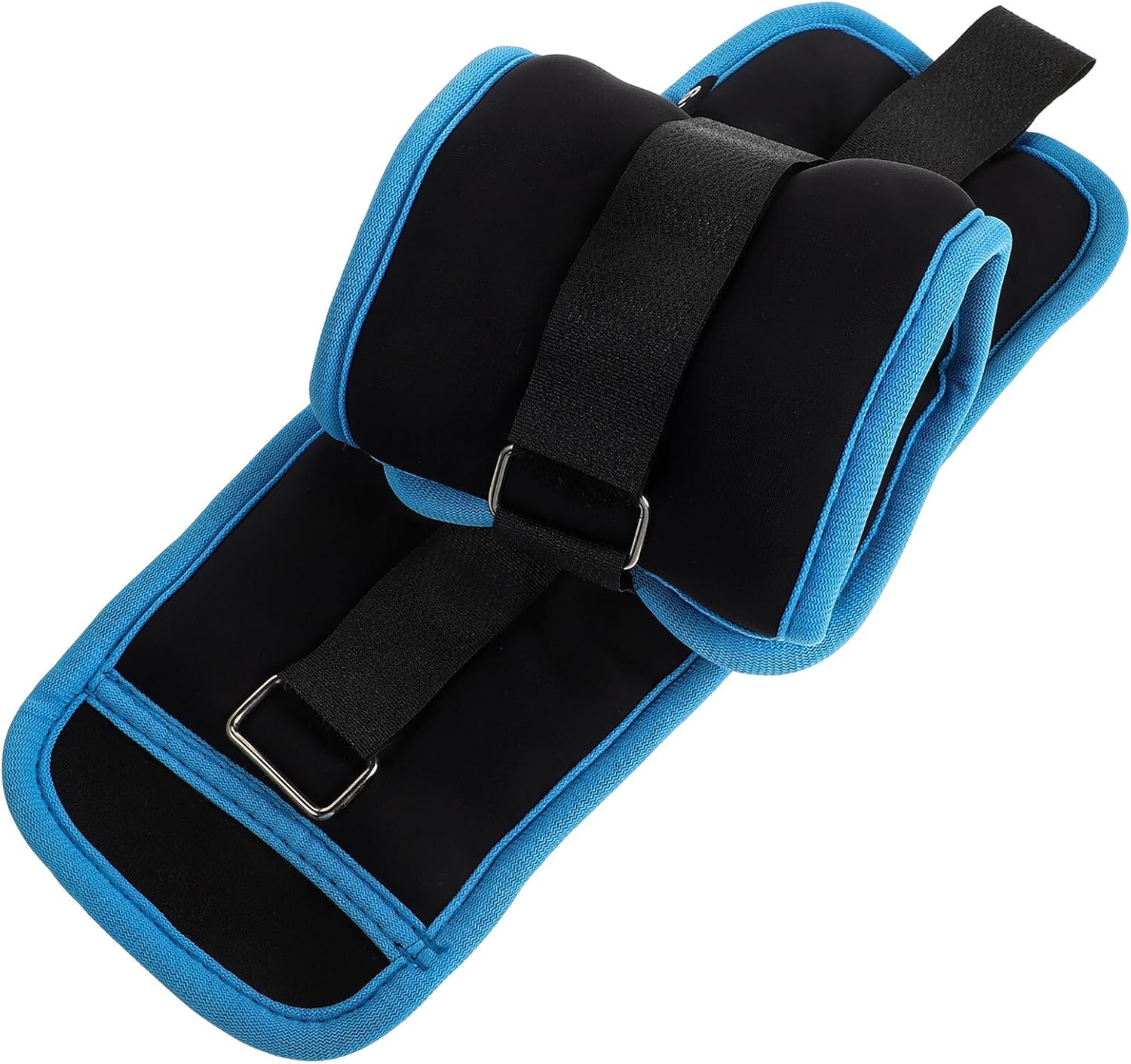 Cabilock Leg and Wrist Weights 1kg (0.5kg×2) Adjustable Fitness Sandbag Ankle Bands with Adhesive Straps for Running Yoga Exercise