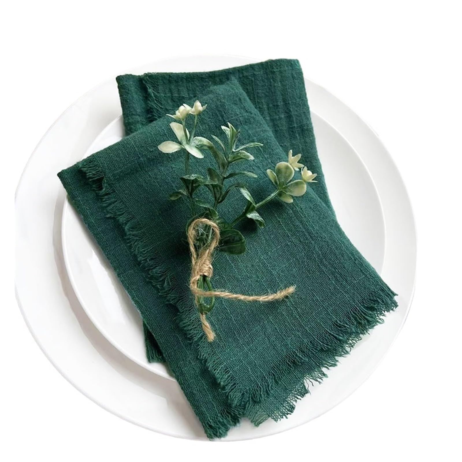 Cotton Gauze Napkins Retro Rustic 32x32cm 6PCS for table