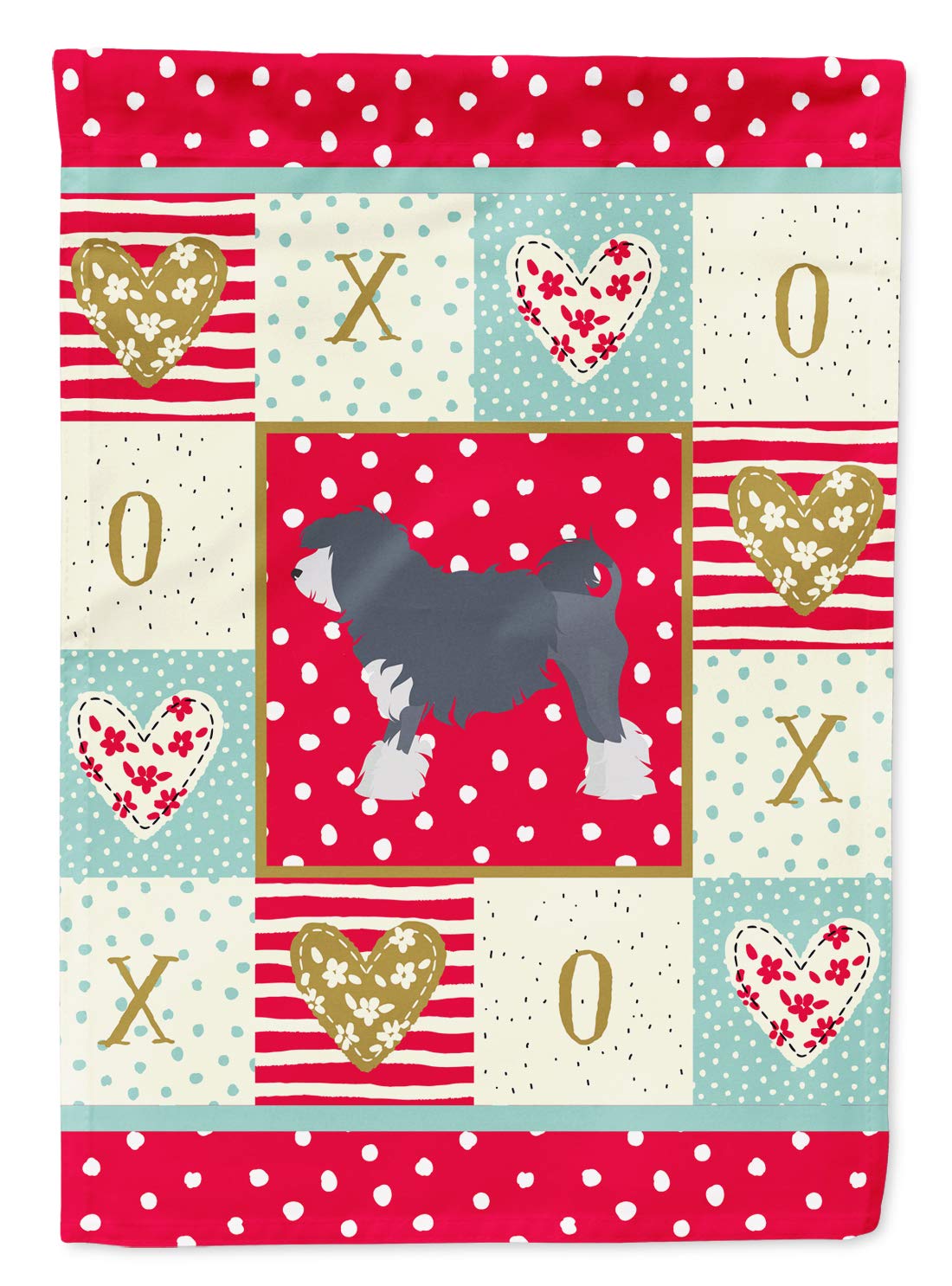 Lowchen Little Lion Dog drapeau Love pour afficher votre amour des animaux à la maison