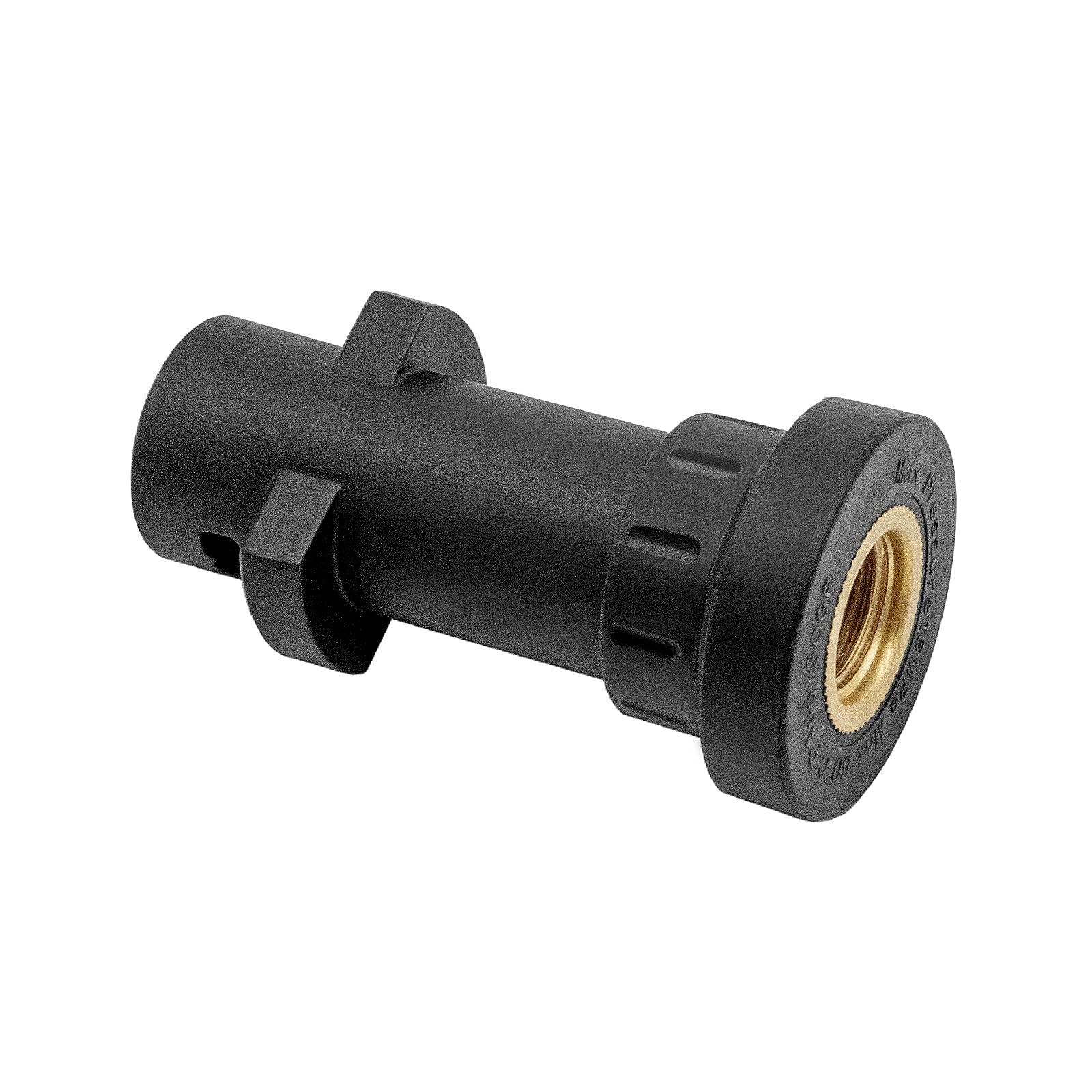DERASL Adaptador de latón 1/4 y Conector de Pistola de Espuma de plástico, el Adaptador de Pistola de Espuma es Adecuado para la hidrolimpiadora de Alta presión Karcher Serie K K2 K3 K4 K5 K6 K7