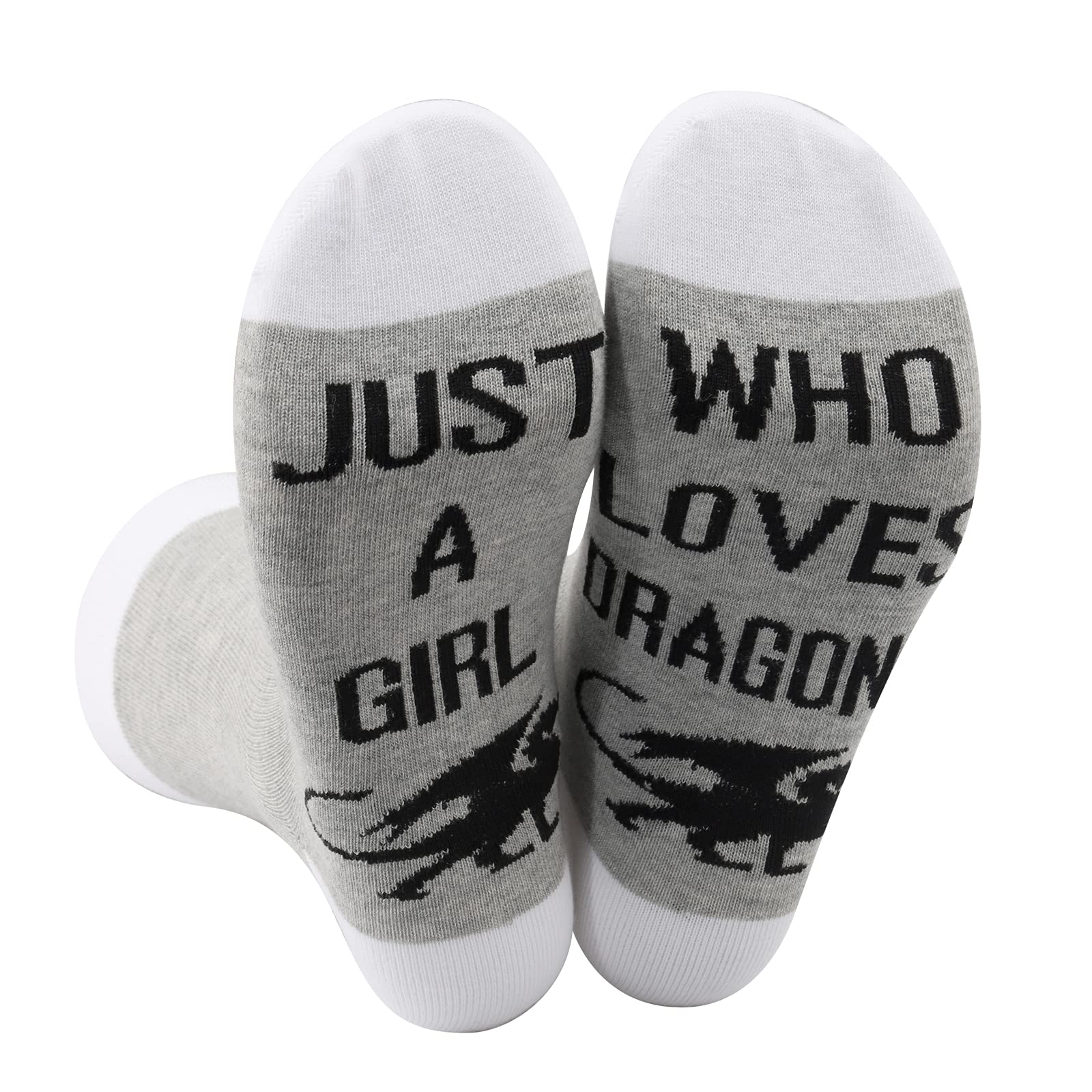 Photo 1 of 2 Pairs Frog Socks Animal Lover Gifts Just A Girl Who Loves Frogs Socks Large Loves Dragon