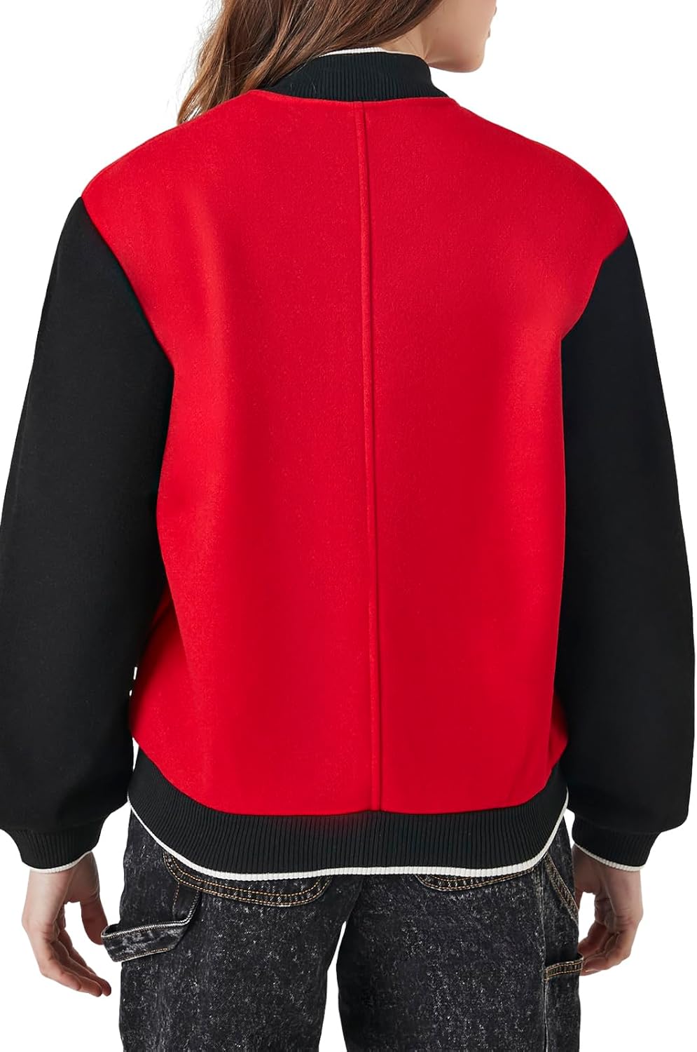 Forever 21 Women's New York Letterman Bomber Jacket