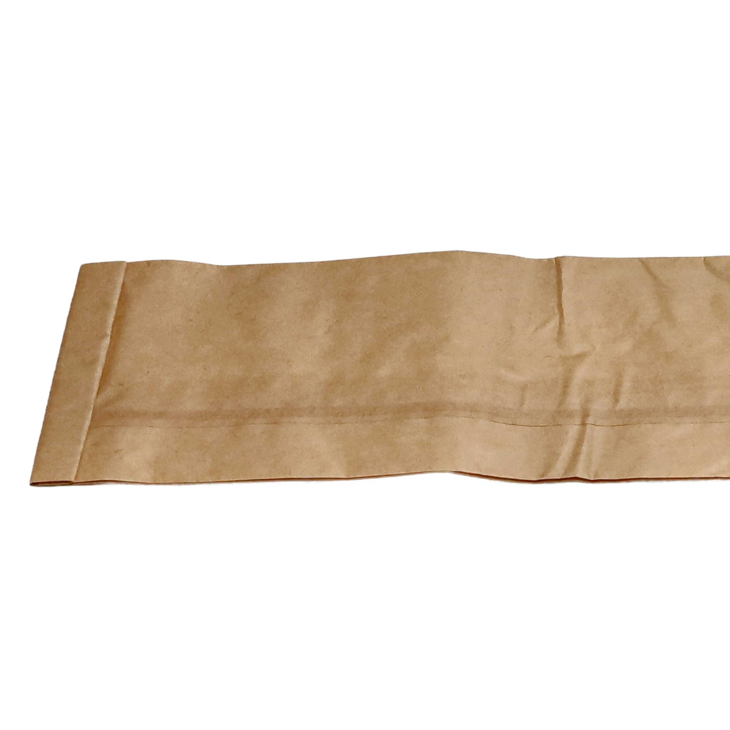 vhbw 100 x worek do odkurzacza kompatybilny z odkurzaczem EVA UZ 930 – 34 cm x 17 cm, brązowy
