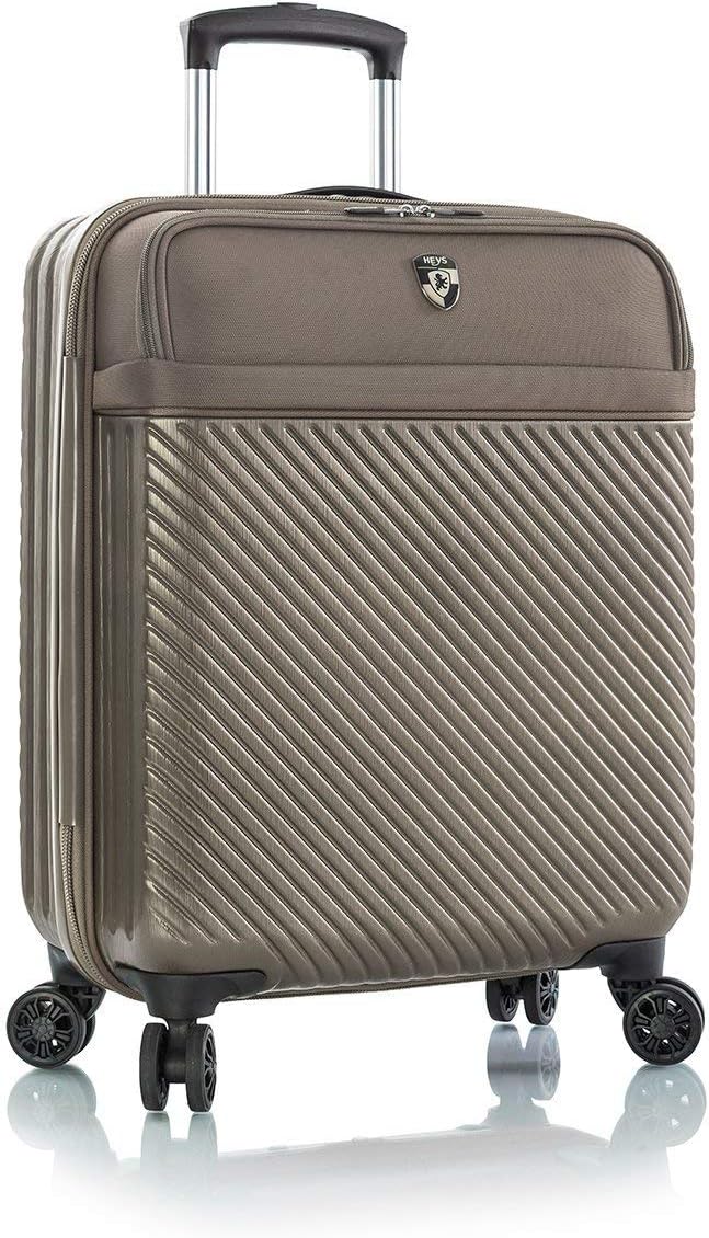 Heys ChargeaWeigh 2.0 21" Spinner Carry On Luggage (Tan