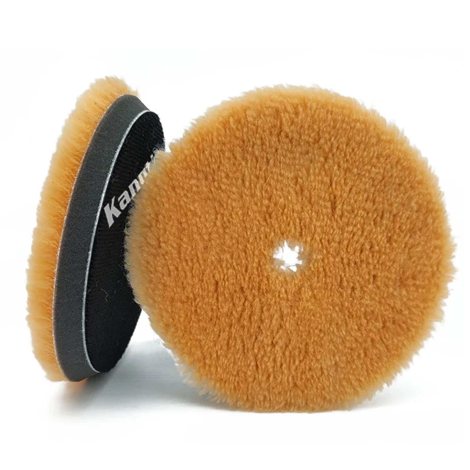 Disco di lucidatura in feltro di lana Wool Polishing Pad Car Buffing Disc Multiple Sizes Multipack Backer(5pcs,6 Inch (150mm) Backer)