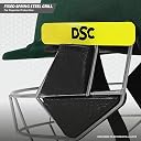 DSC Scud MS Cricket Helmet for Mens and Boys with Neck Guard (Fixed Spring Steel Grill) | Size: Small | Color: Green gallery image