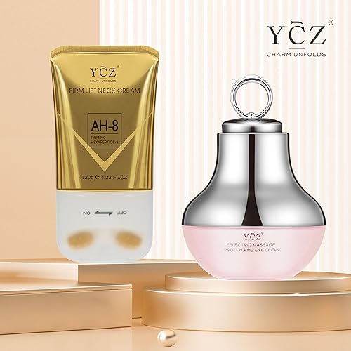 Miniatura 2 de Ycz Set de estiramiento y revitalización para el cuidado de los ojos del cuello, suave de líneas finas, tratamiento de ojos y cuello, hidratante