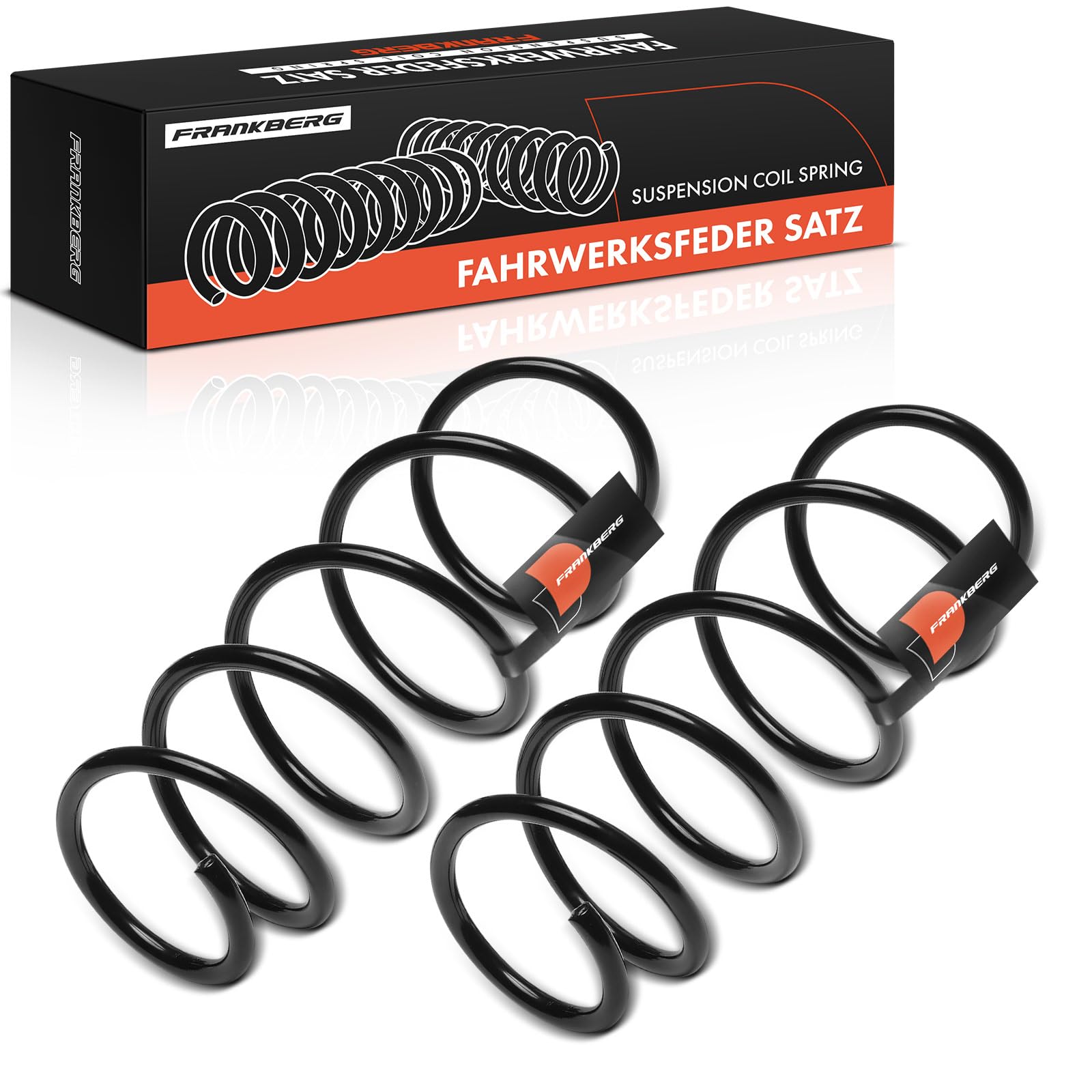 Frankberg 2x Ressort de suspension Essieu Avant Gauche Droite | Compatible avec Corsa D S07 2006-2014 Corsa D Camionnette/Hayon S07 2006-2014 Remplacer# 312310