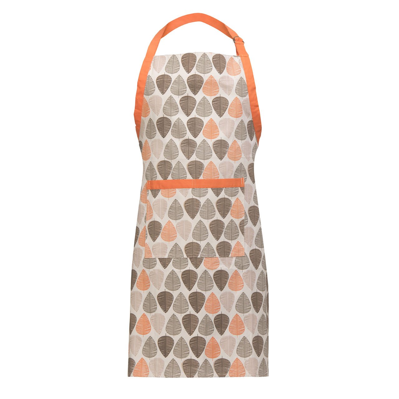 Orange Leaf 100% Cotton Home Kitchen Saucy Women Chef BBQ Cooking Pocket Apron